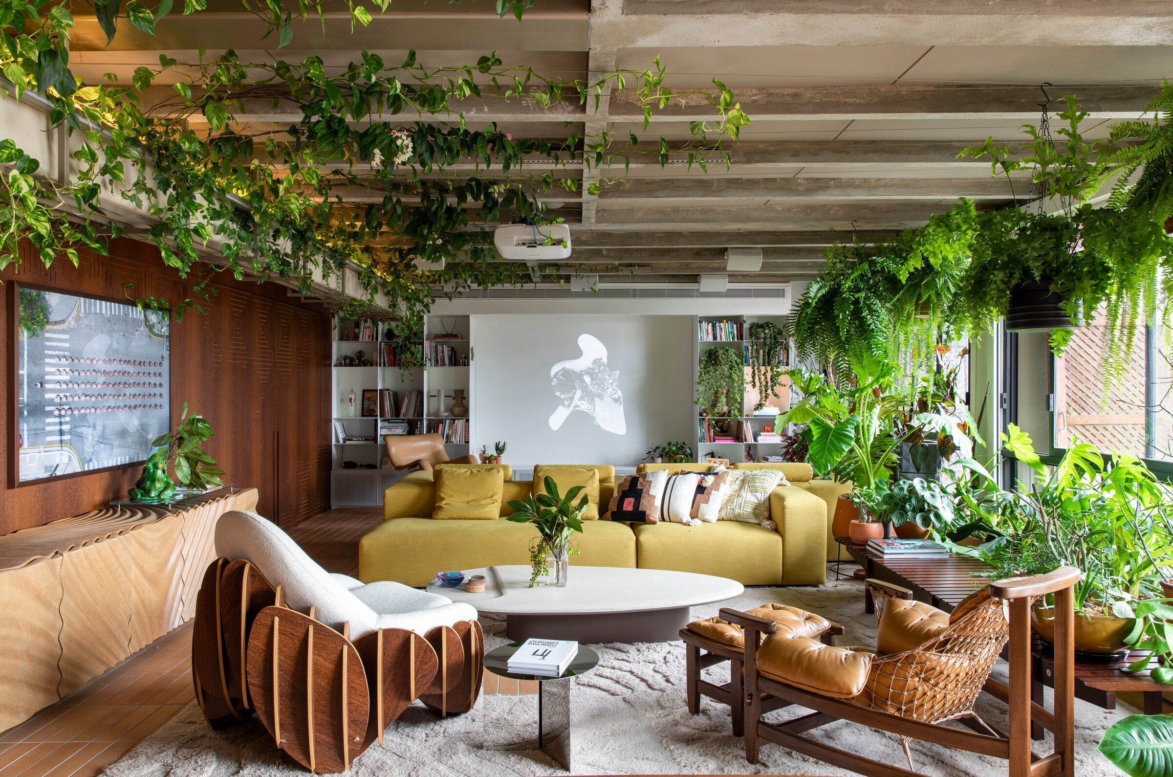 View of Hanging plants: complete guide to incorporating them into decoration!