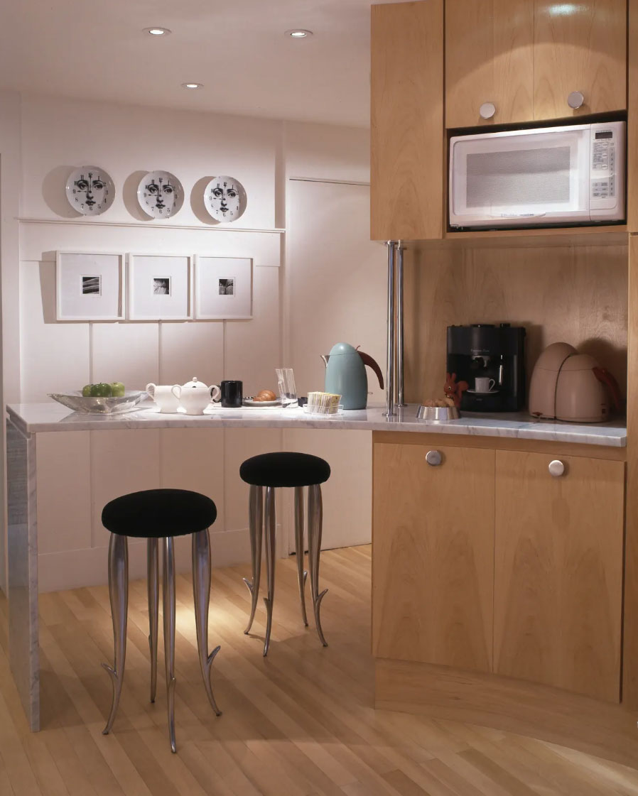 Copa de Roberto Negrete para CASACOR São Paulo que incluía una barra para el café.