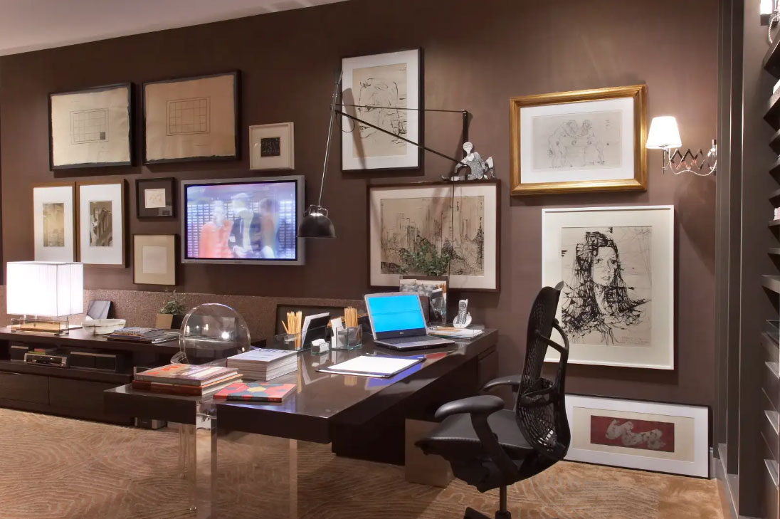 Fernando Piva apuesta por el uso de obras de arte en su ambiente en CASACOR São Paulo.