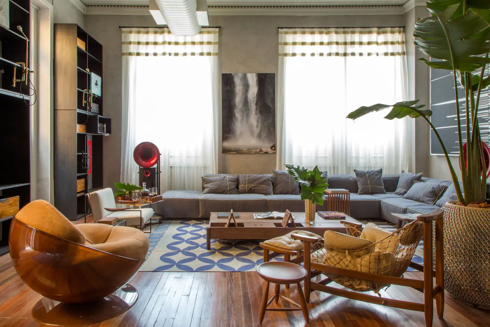 Espacio de André Piva y Vanessa Borges para CASACOR Río de Janeiro.