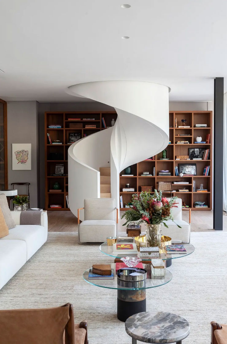 Proyecto de Dado Castello Branco para la CASACOR São Paulo se inspiró en las townhouses de Londres y Ámsterdam.